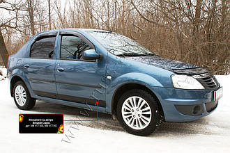 Молдинги на двері Renault Logan 2004-2013 р. в. Рено Логан