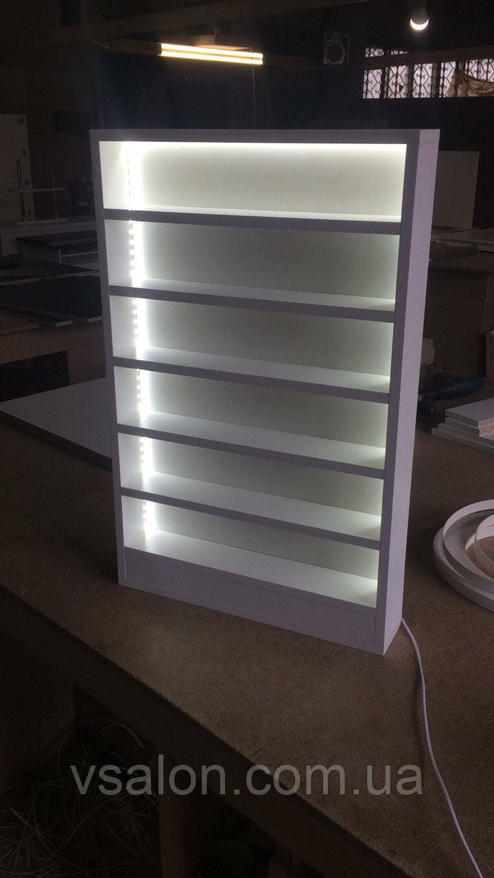 Полиця для лаків з LED-підсвіткою навісна V132