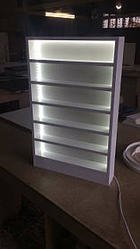 Полиця для лаків з LED-підсвіткою навісна V132