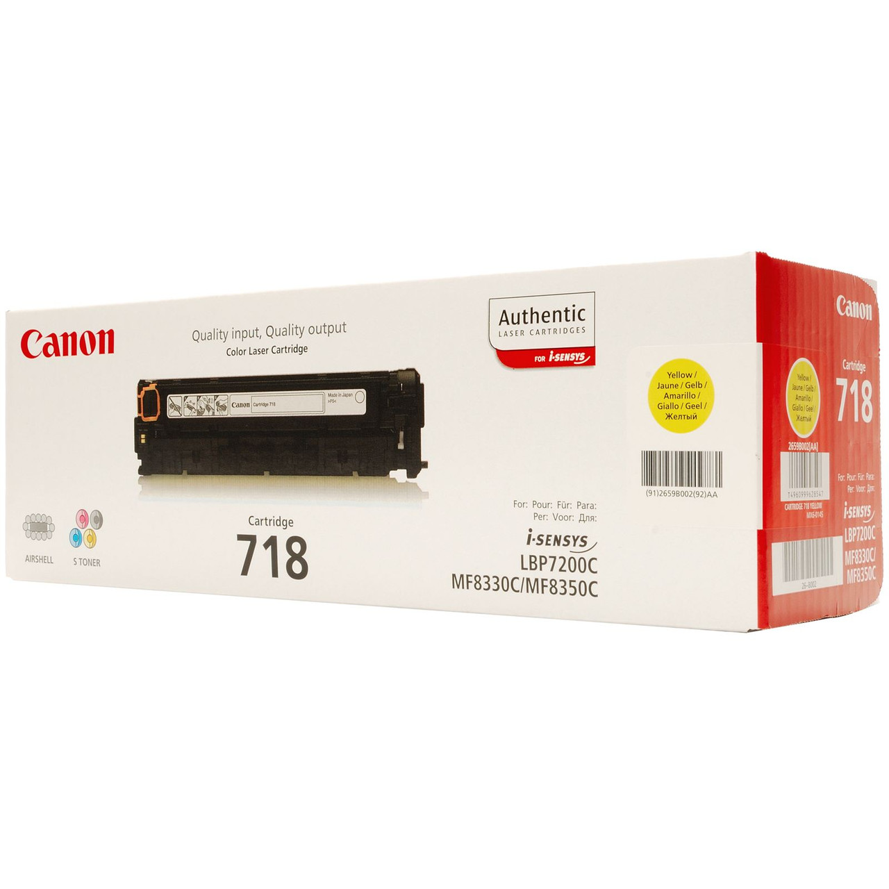Картридж Canon 718 LBP-7200 MF-8330/8350 black