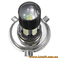 2шт Автолампи H4 12 SMD + 1 CREE LED світлодіодні лампи для авто альтернатива DRL і ДХО