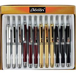 Ручка гелева пише синім RP570 корпус асорті