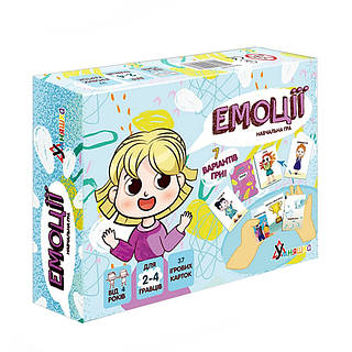 Настольная игра "Эмоции" 2262-UM 37 карточек, 7 вариантов игры