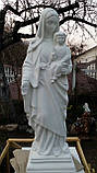 Статуя Богородиця з немовлям N2 висота 110 см, фото 2