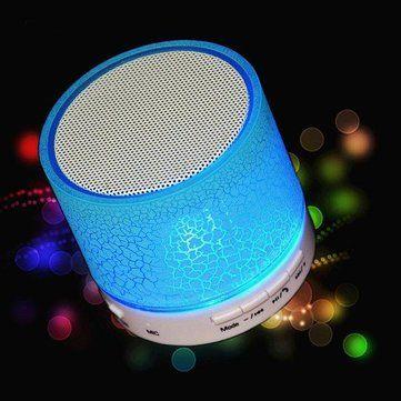 Бездротова Bluetooth колонка з USB, MicroSD, FM і підсвічуванням