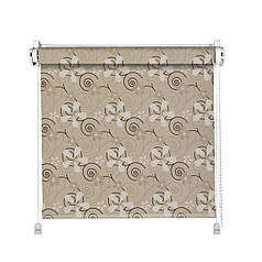 Рулонні штори тканина КВІТИ 5236/1 з фіксацією