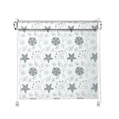 Рулонні штори тканина КВІТИ 5273/2 з фіксацією