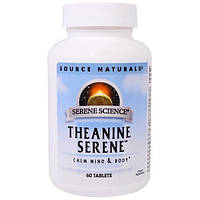 Source Naturals, Теанін Серен, 60 таблеток