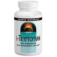 Source Naturals, L- триптофан, Коэнзим B6, 500 мг, 60 таблеток