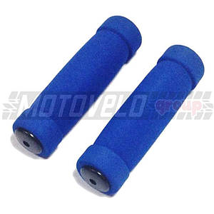 Гріпси поролонові, короткі (L-125mm) "MD" колір: синій