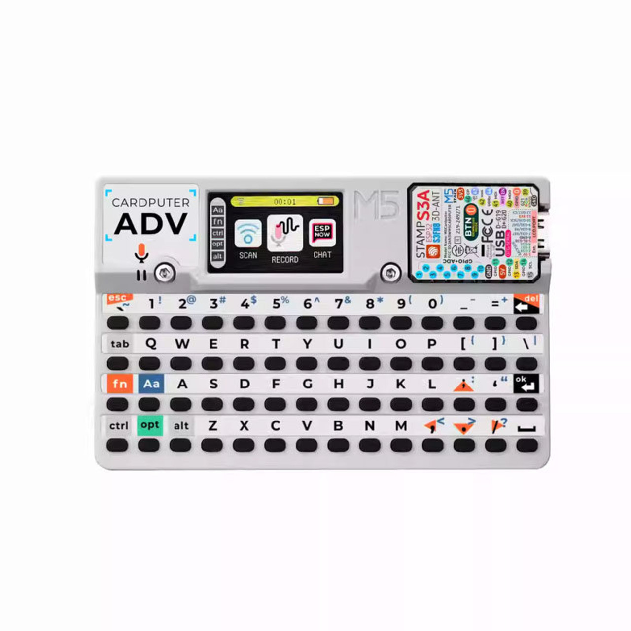 M5Stack Cardputer ADV ESP32-S3 портативний комп'ютер з клавіатурою та дисплеєм, фото 1