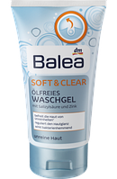 Очищающий гель для проблемной кожи лица Balea Waschgel Soft & Clear ölfrei 150 мл