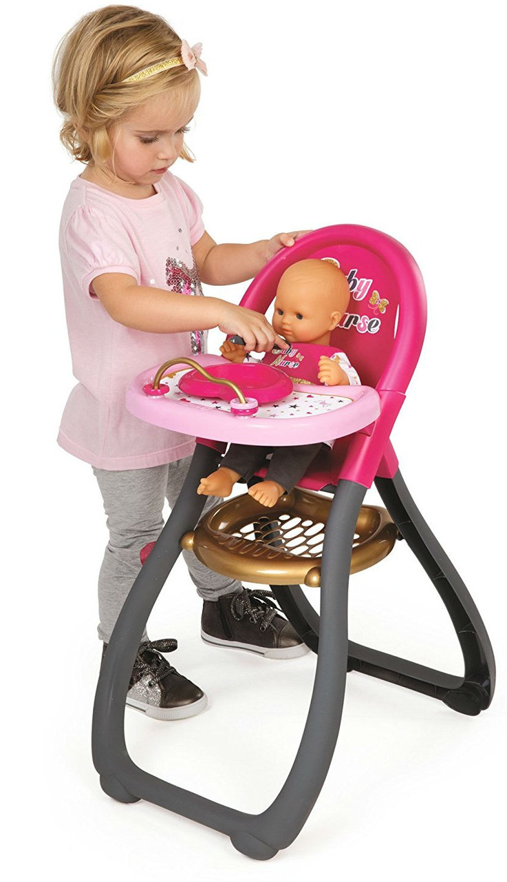 Стільчик для годування пупса Baby Nurse Gold Edition Smoby 220310, фото 1