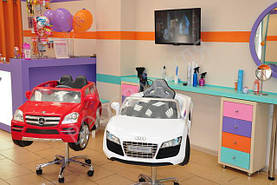 Перукарські крісла для дітей