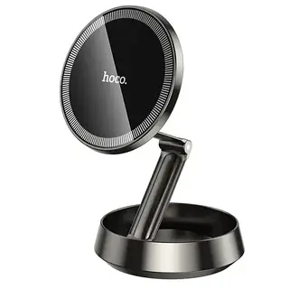 Автотримач Hoco H83 Metal ring magnetic car holder Чорний