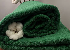 Махрове простирадло зелене 175х200 Пакистан