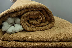 Махрове простирадло бежеве 175х200 Пакистан