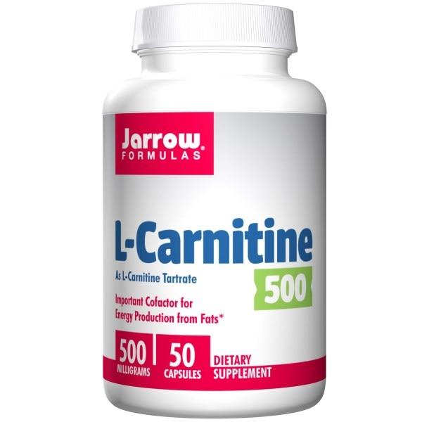 Jarrow Formulas, L-карнітин 500, 50 капсул