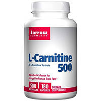 Jarrow Formulas, L-карнітин 500, 500 мг, 180 капсул