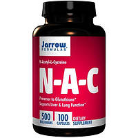 Jarrow Formulas, N-A-C, N-Ацетил-L-Цистеїн, 500 мг, 100 капсул