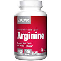 Jarrow Formulas, Аргінін, 1000 мг, 100 таблетки