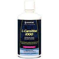 MRM, L-карнитин 1000, вкус тропических ягод, 32 жидких унций (960 мл)