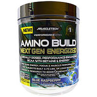 Muscletech, Amino Build Next Gen Energized, зі смаком малини, 282 г (9,96 унцій)