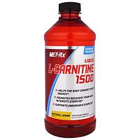 MET-Rx, Liquid L-Carnitine 1500, Натуральный Аромат Лимона, 16 жидких унций (473 мл)