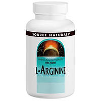 Source Naturals, L-аргинин, в свободной форме, 500 мг, 100 капсул