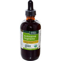 Gaia Herbs, Organics, Echinacea Supreme, 4 жидких унции (120 мл)