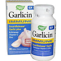 Natures Way, Гарлицин CF, для иммунитета, без запаха, 90 таблеток