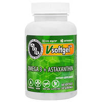 Advanced Orthomolecular Research AOR, Omega 3 + Astaxanthin, 60 Softgels