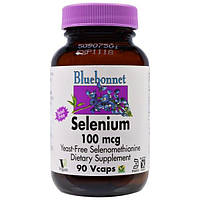 Bluebonnet Nutrition, Селен, 100 мкг, 90 капсул