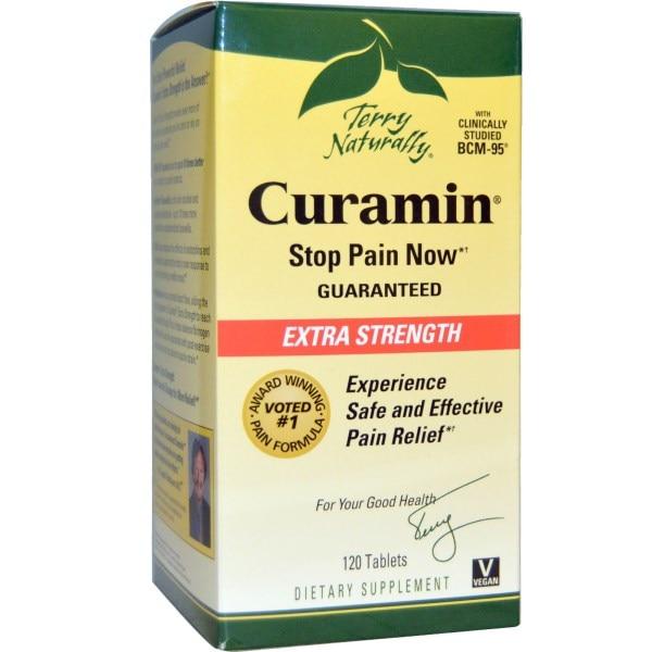 EuroPharma, Terry Naturally, Curamin, екстра сила, 120 таблеток