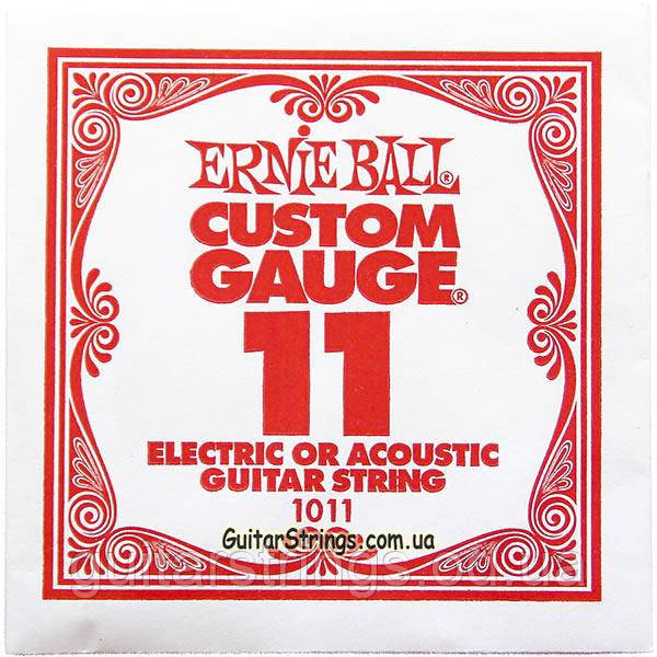 Струна Ernie Ball 1011 Plain Steel.011 (акустика/електро)