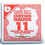 Струна Ernie Ball 1011 Plain Steel.011 (акустика/електро), фото 6