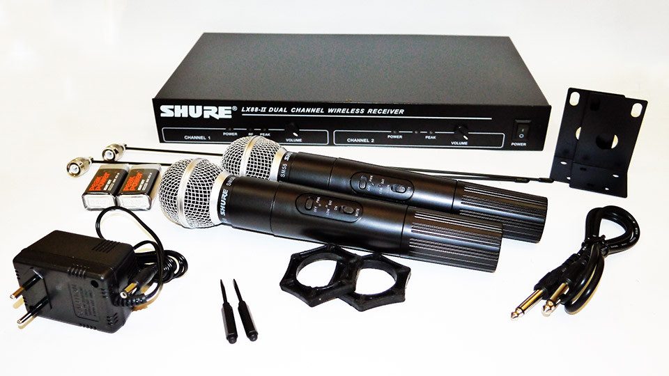 Радіосистема SHURE LX-88-II 2 мікрофона, фото 1