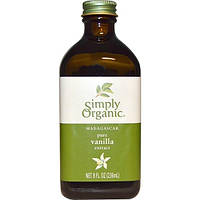 Simply Organic, Pure Vanilla Extract, Madagascar, 236 мл (8 рідких унцій)