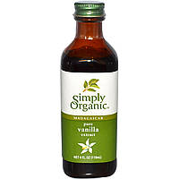 Ваниль мадагаскарский натуральный экстрак Simply Organic 118 мл.