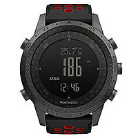 Чоловічий наручний годинник North Edge Desert Flex Red 5BAR з компасом, 2 ремінці ( 13842 )