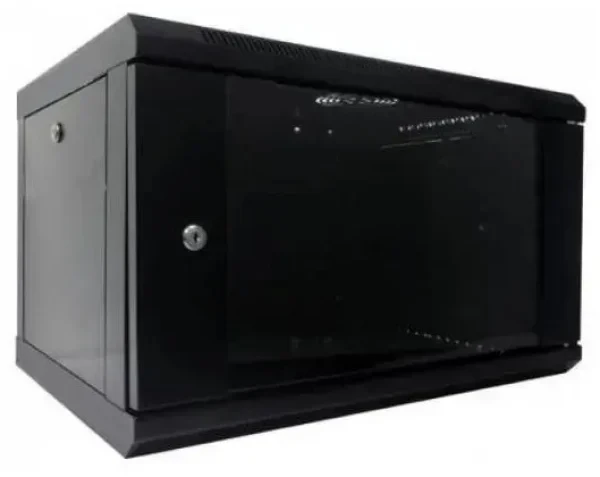 Серверна шафа Hypernet WMNC-350-4U-FLAT-BLACK Black 4U 19 600x350, фото 1