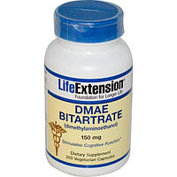 Life Extension, DMAE битартрат, 150 мг, 200 вегетарианских капсул