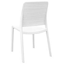 Стілець садовий пластиковий Keter Charlotte Deco Chair, білий, фото 3
