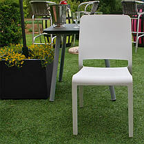 Стілець садовий пластиковий Keter Charlotte Deco Chair, білий, фото 5