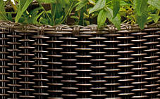 Горщик для квітів Keter 39 л. Cylinder Planter Large, коричневий, фото 3