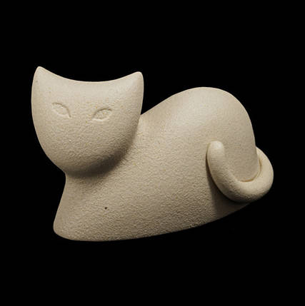 Статуетка N38/C "Кіт" 9 см, беж., фото 1