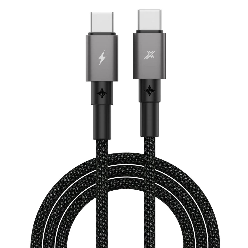 Дата кабель USB-C to USB-C 1.0m 100W black Grand-X (CC-08B), фото 1