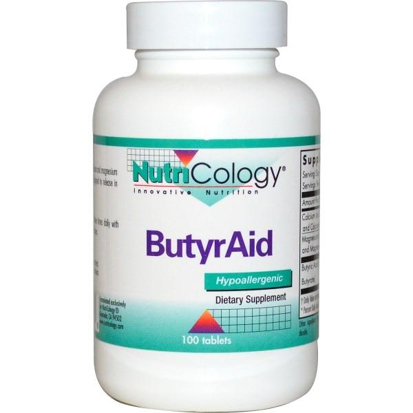 Nutricology, ButyrAid, 100 таблеток