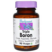 Тройной бор 3 мг Bluebonnet Nutrition, 90 капсул