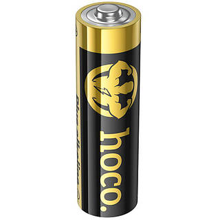 Батарейки Hoco JA1A AA (LR6) Alkaline 2 pcs Black
